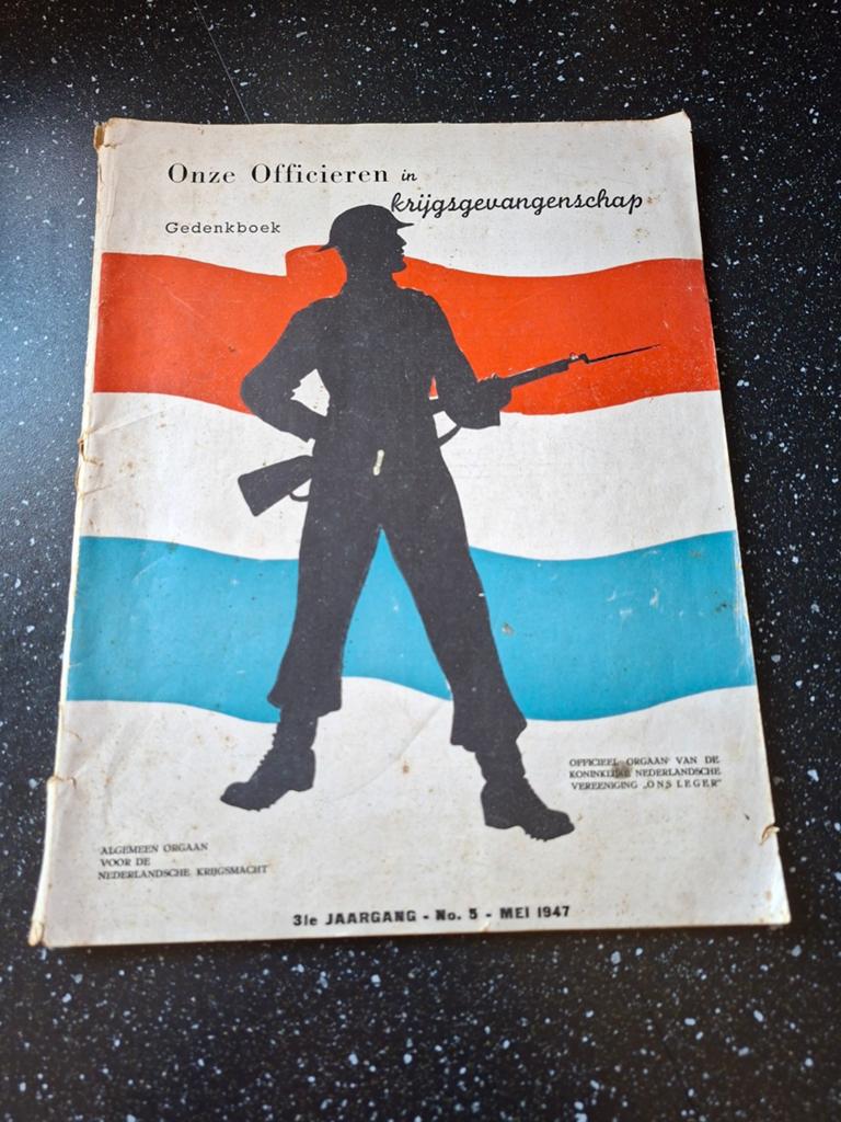 Ww2 wo2 Nederlandse krijgsgevangenen 1947 boek pow, Verzamelen, Militaria | Tweede Wereldoorlog, Ophalen of Verzenden, Nederland