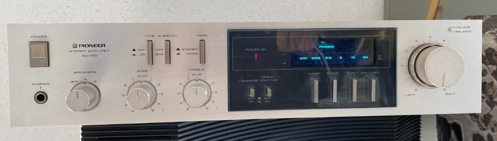 Pioneer SA-720 Blueline Receiver, Ophalen, Gebruikt, 60 tot 120 watt, Pioneer