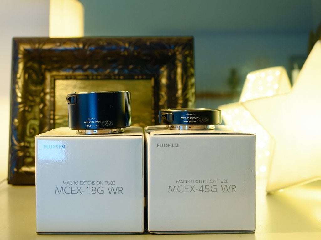 Fujifilm MCEX-18G WR + MCEX-45G WR tussenringen GFX OVP, Fujifilm, Gebruikt, Autofocus, Ophalen of Verzenden