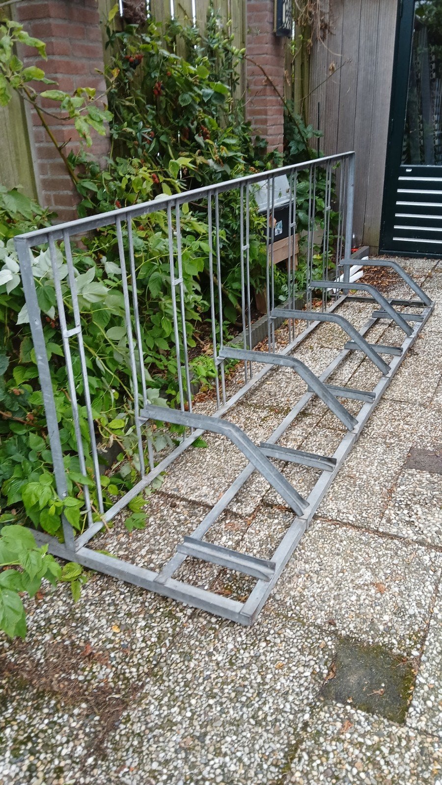 Fietsenrek voor 10 fietsen, Ophalen, Gebruikt
