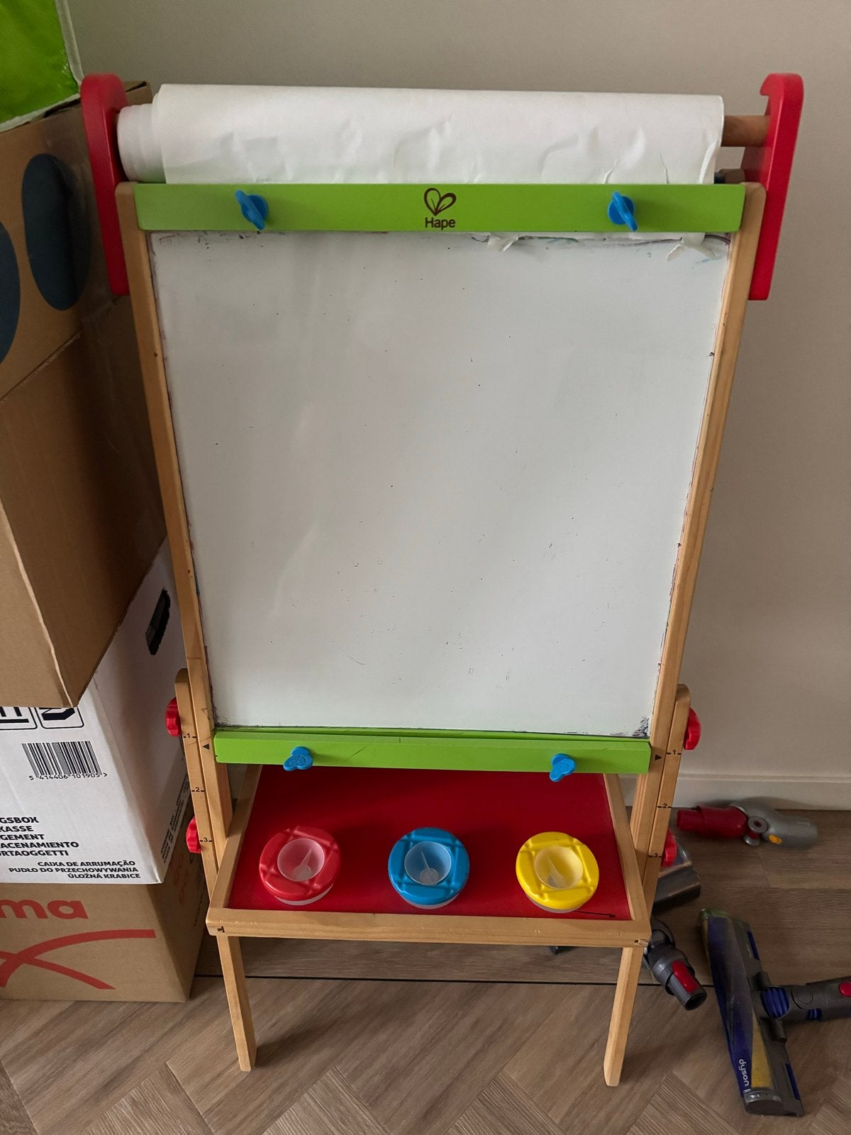 Hape Tekenbord / Schildersezel - Witbord & Schoolbord, Kinderen en Baby's, Speelgoed | Educatief en Creatief, Ophalen, Gebruikt