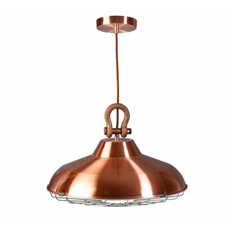 Hanglamp ETH strijp koper, Zo goed als nieuw, Nvt, Metaal, Nvt