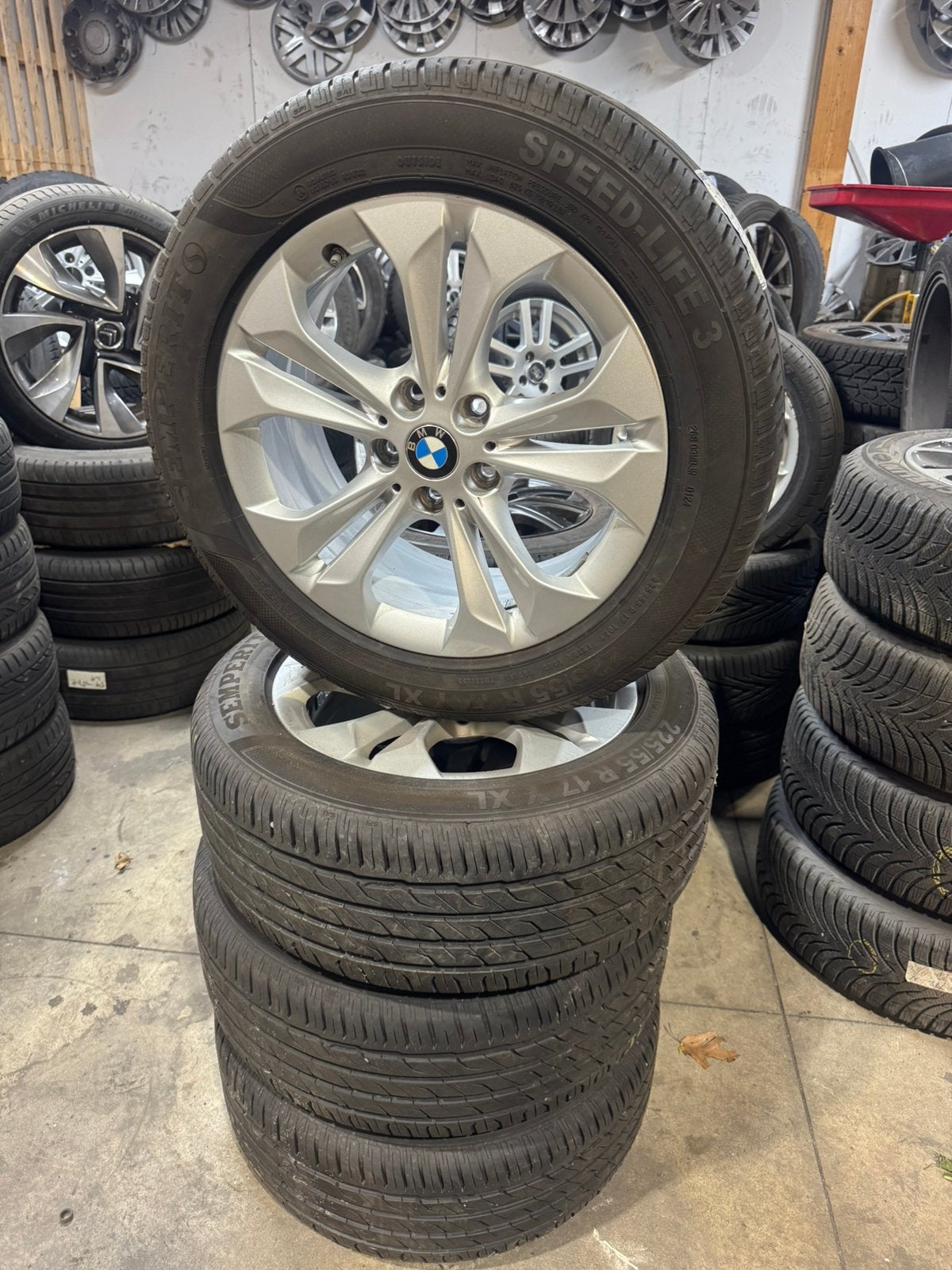 17” Originele BMW X1 X2 F48 F39 Velgen Met TPMS 225/55/17, Banden en Velgen, Nieuw, 17 inch, Ophalen of Verzenden