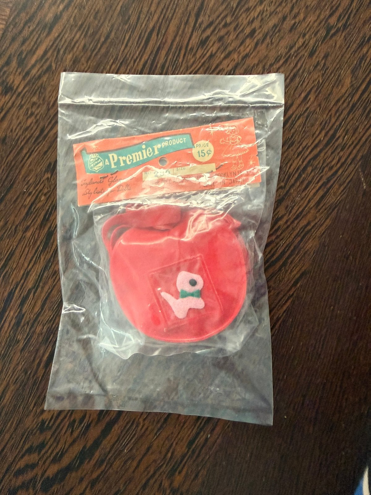 Vintage Premier doll Barbie vinyl tasje NRFP rood, Verzamelen, Poppen, Ophalen of Verzenden, Nieuw