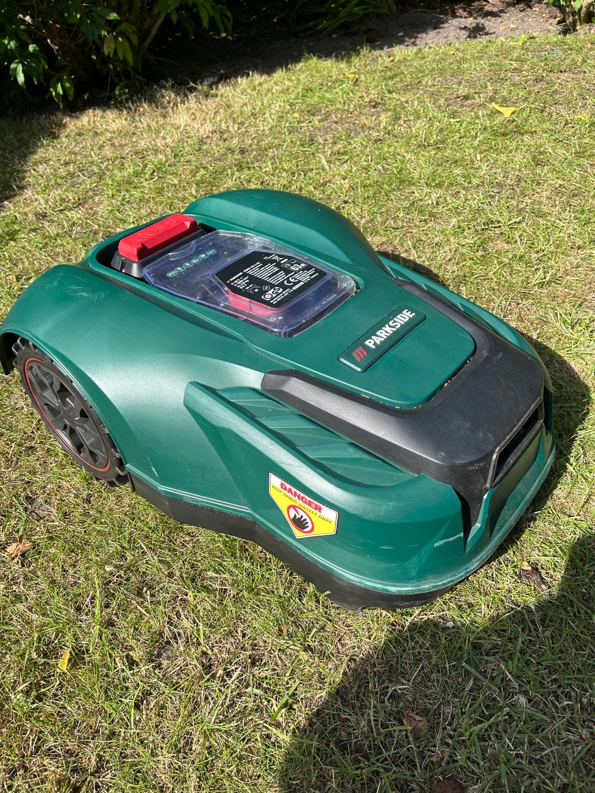 Parkside Robotmaaier PMRA 20-Li B2 - Draadloos gemak, Tuin en Terras, Ophalen, Cirkelmaaier, Minder dan 30 cm, Accu-grasmaaier