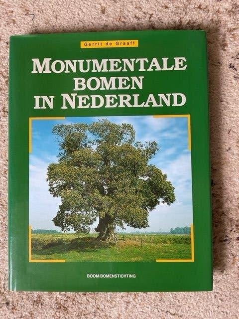 Monumentale bomen in Nederland van Gerrit de Graaff, Bloemen, Planten en Bomen, Ophalen of Verzenden, Zo goed als nieuw, Gerrit de Graaff