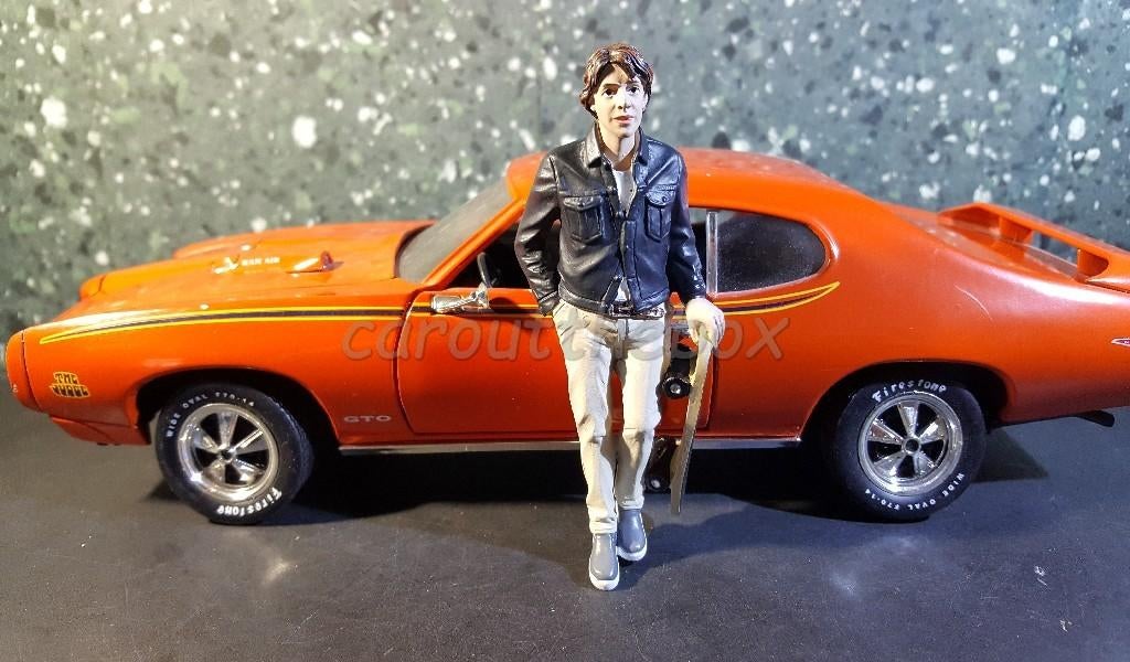 Diorama figuur Skateboarder III - 1:18 Amer. diorama AD582, Verzenden, Nieuw, Groter dan 1:35, Figuur of Figuren