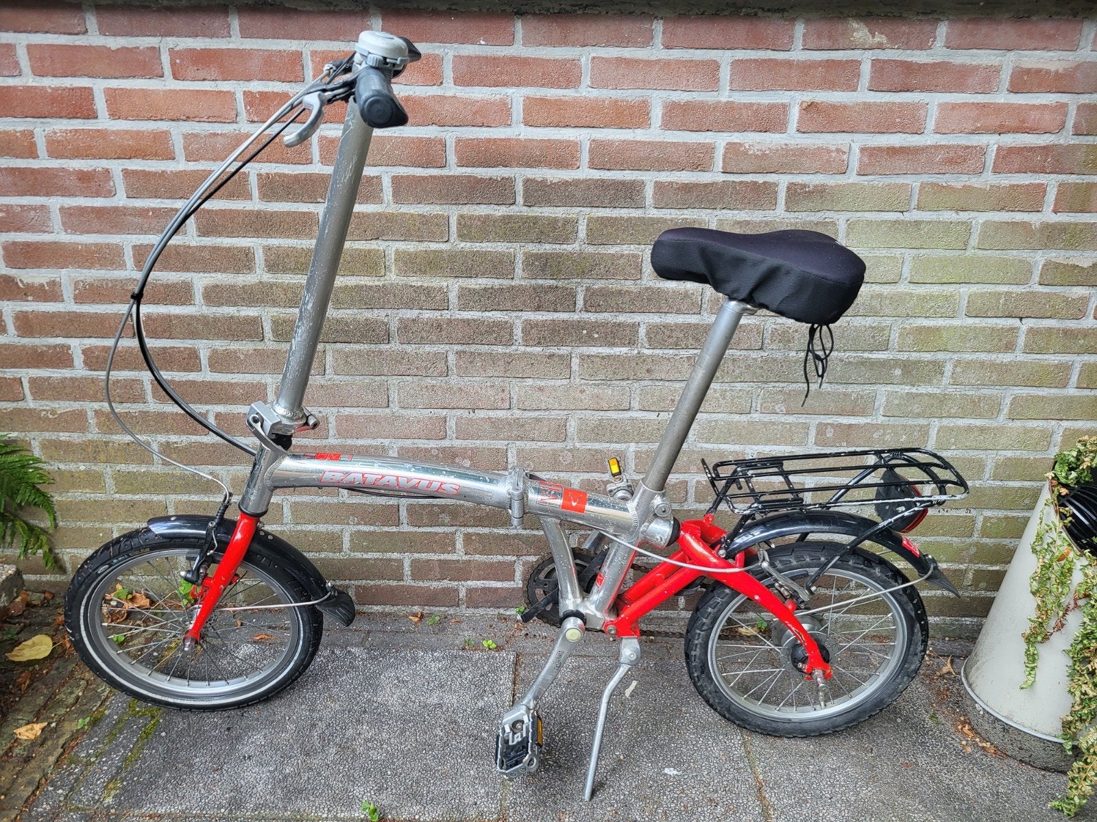 Batavus Vice Versa Vouwfiets 4 Versnellingen, 20 inch of meer, Gebruikt, Velgrem, Versnellingen