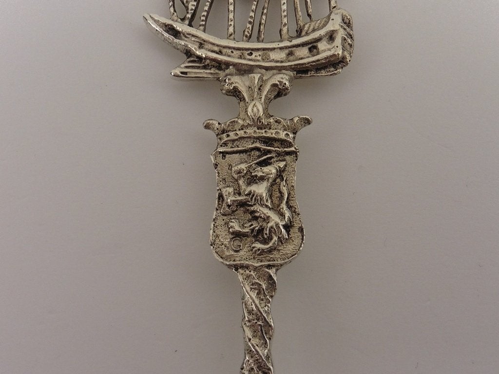 Zilveren lepel "Nachtwacht"                             Z203, Antiek en Kunst, Ophalen of Verzenden, Zilver
