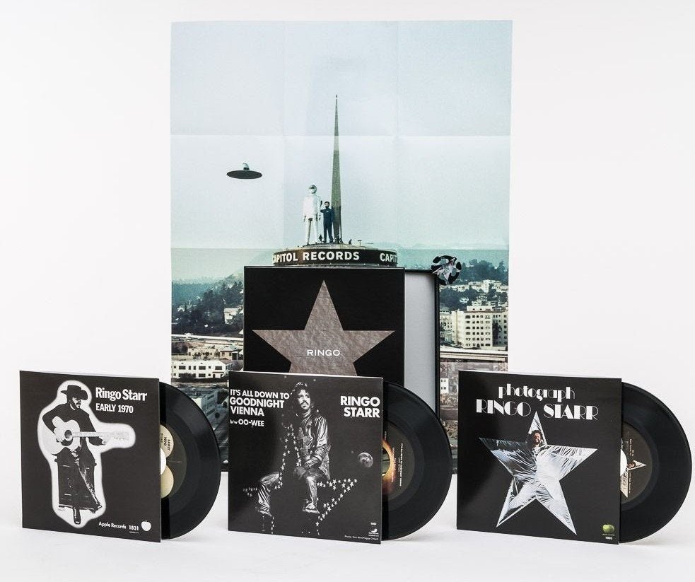 Ringo Starr 3 X VINYL SINGLES BOX Gesealed BEATLES RSD, Boxset, Verzenden, Inclusief poster, 7 inch