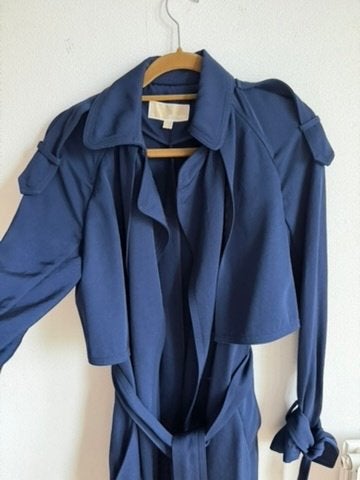 Michael Kors XS trenchcoat jas, Michael Kors, Blauw, Ophalen of Verzenden, Zo goed als nieuw
