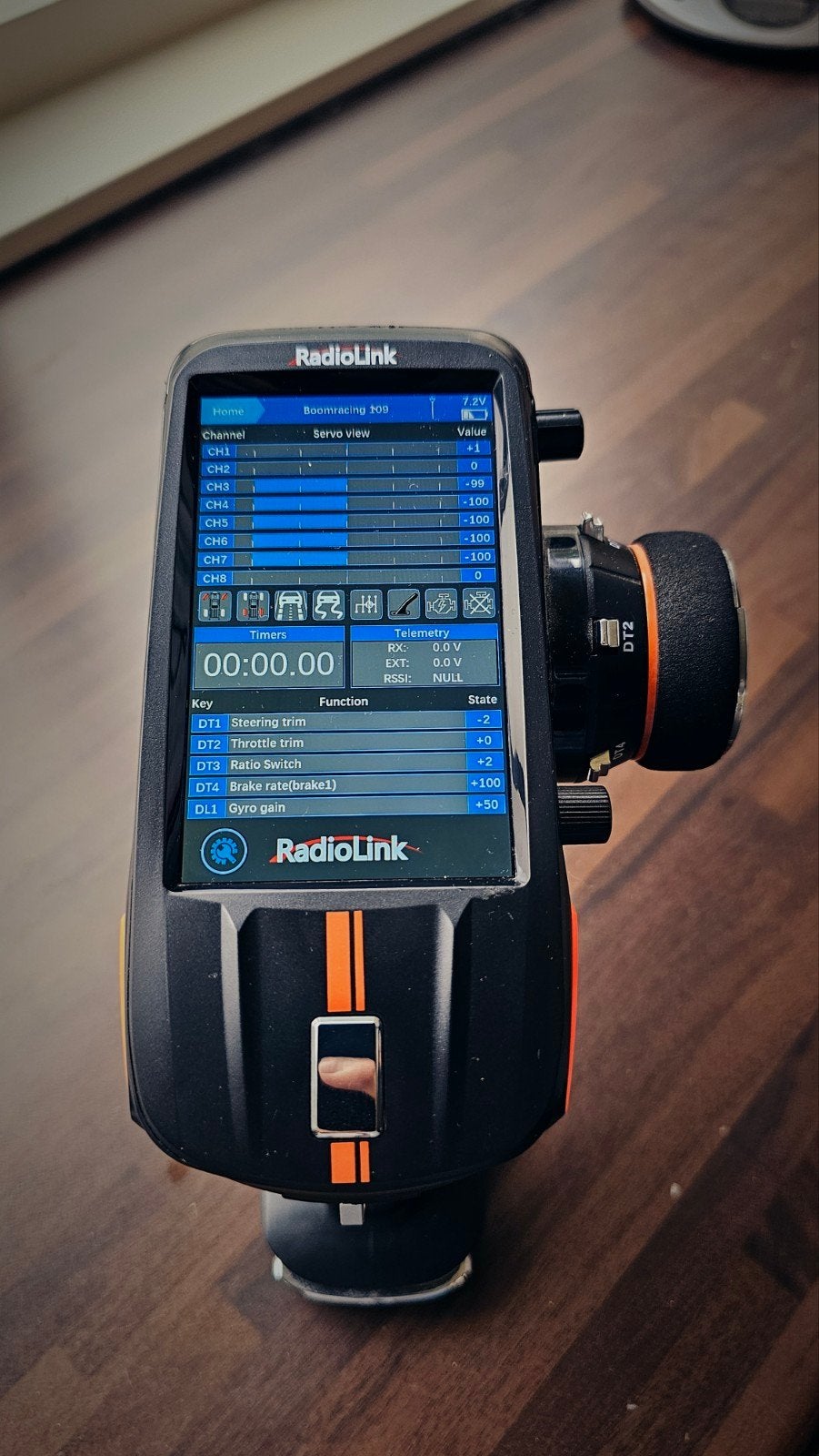 Radiolink RC8X met ontvanger R8fg - Uitstekende staat, Ophalen of Verzenden, Zo goed als nieuw, Overige schalen, Onderdeel