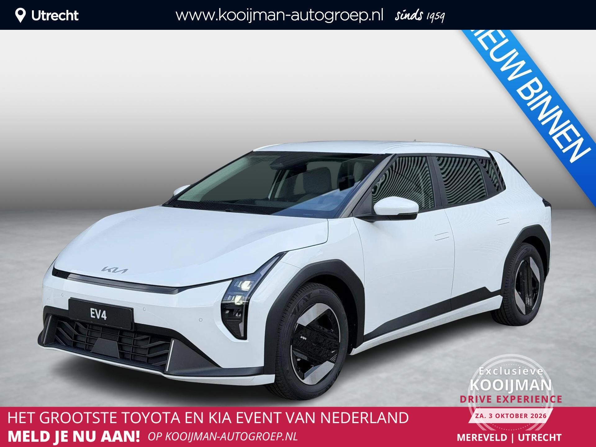 Kia EV4 Air 58.3 kWh Direct leverbaar.