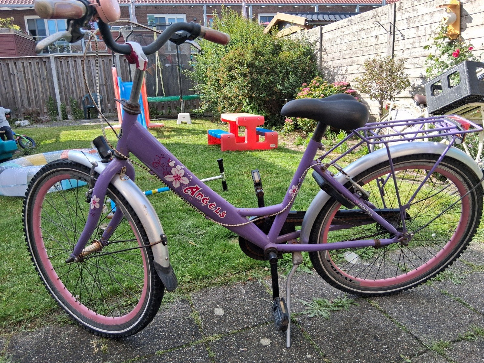 Popal fiets meisje 24 inch (gebruikt), Ophalen, Gebruikt, 24 inch