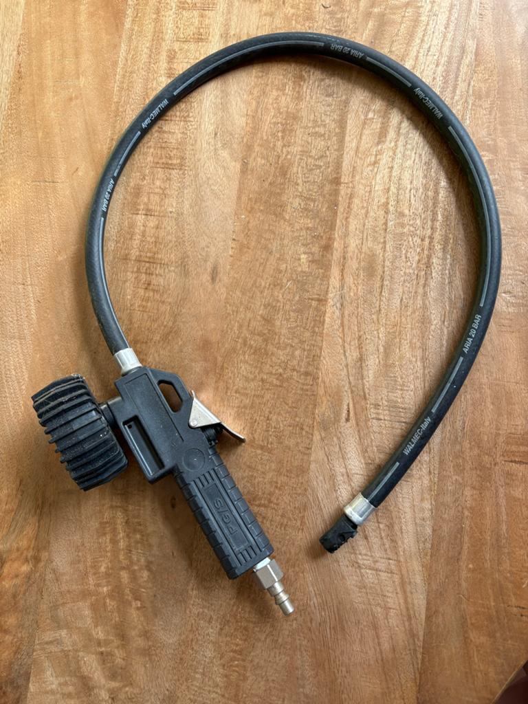 Walmec-Italy Fimet Bandenspanningsmeter met slang, Ophalen of Verzenden, Gebruikt