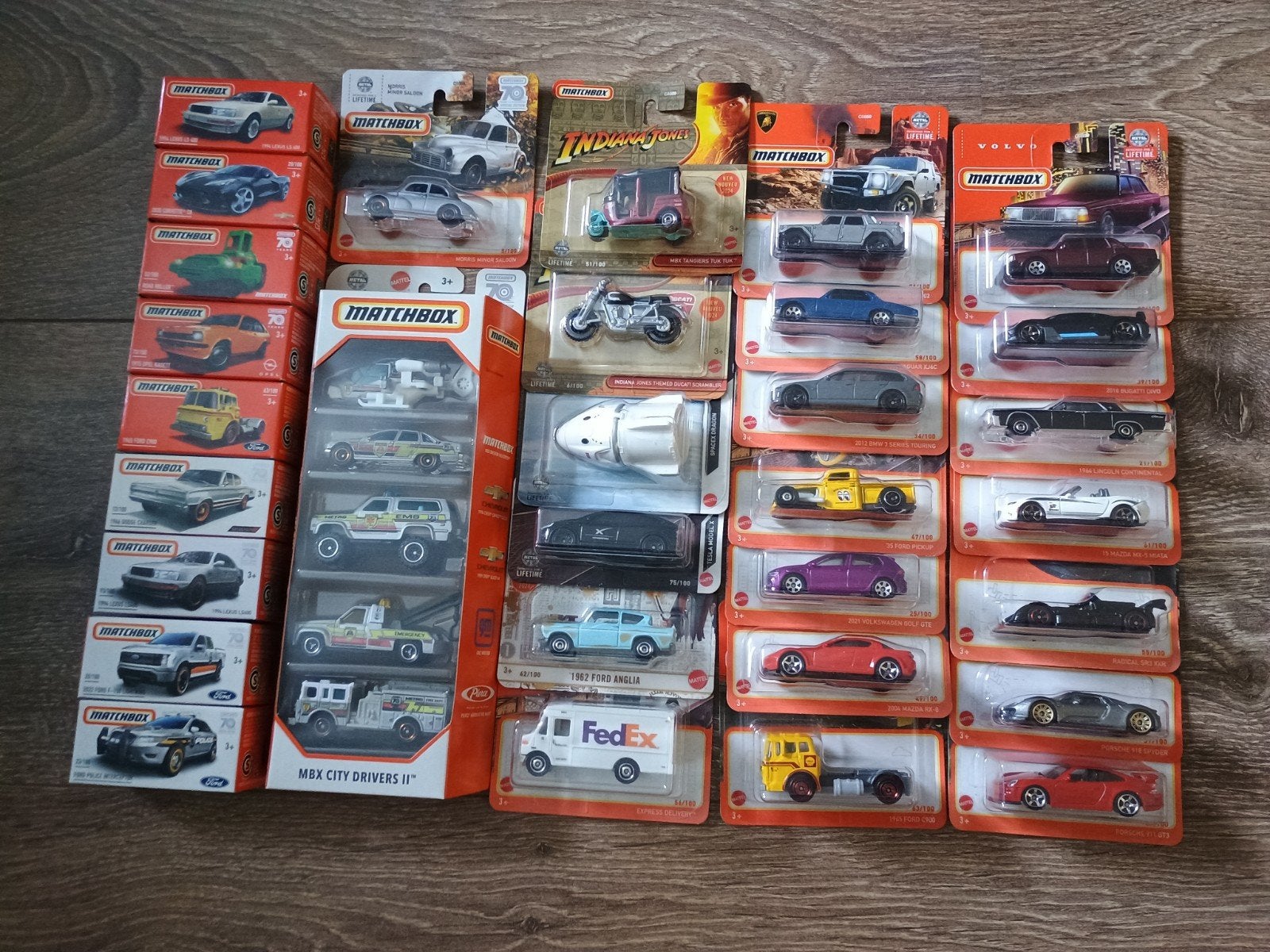 Matchbox mainlines verzameling 35x, Ophalen of Verzenden, Nieuw, Auto