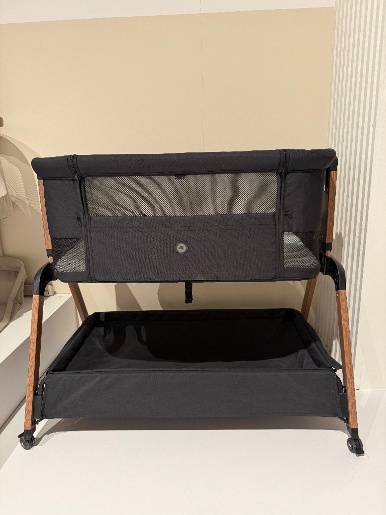 Qute Q-Breez Co-Sleeper Zwart, Kinderen en Baby's, Ophalen of Verzenden, Zo goed als nieuw, Wieg
