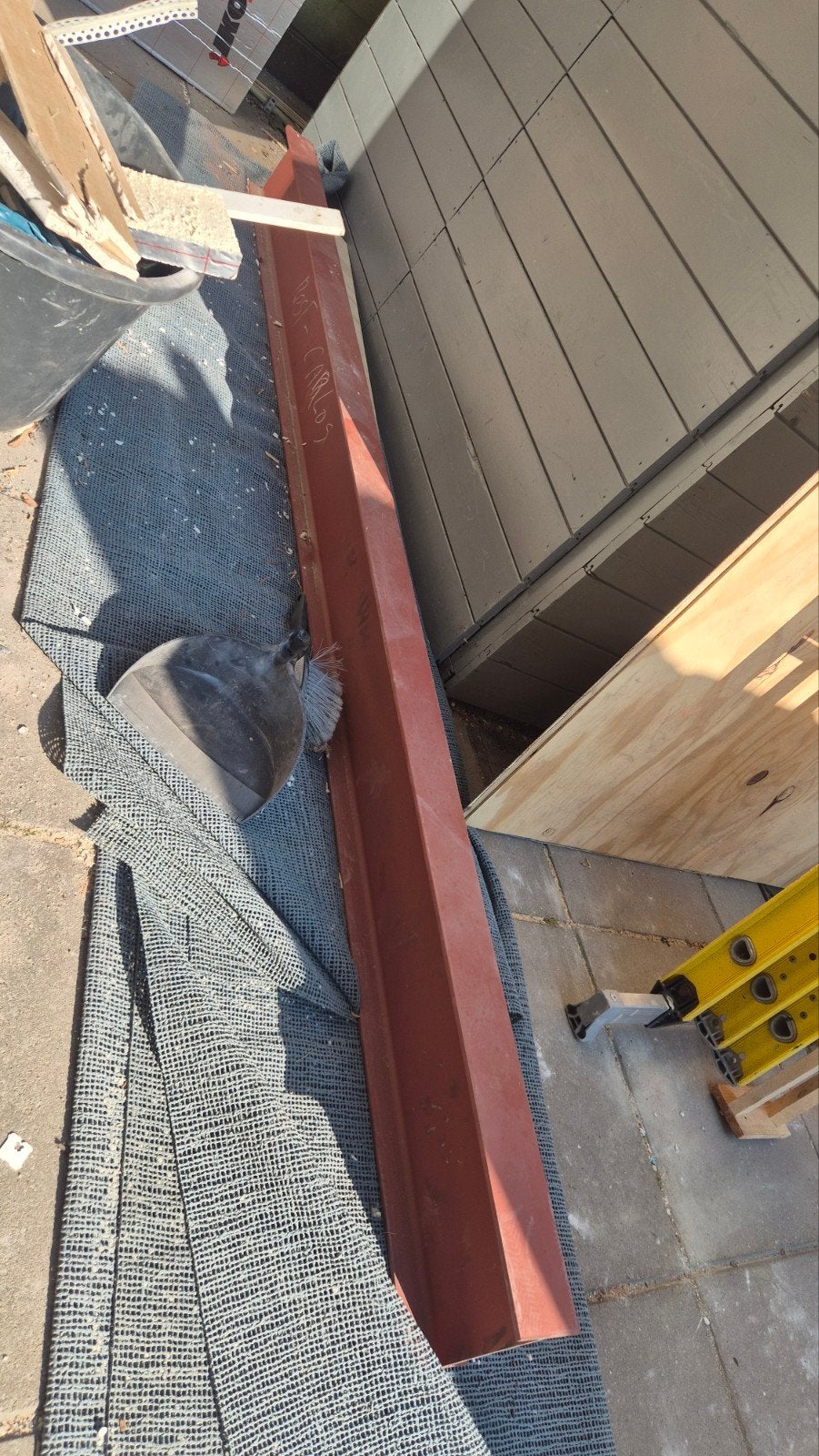 Nieuwe IPE 160 gestraald & gemiende balk 241cm, Ophalen, Nieuw