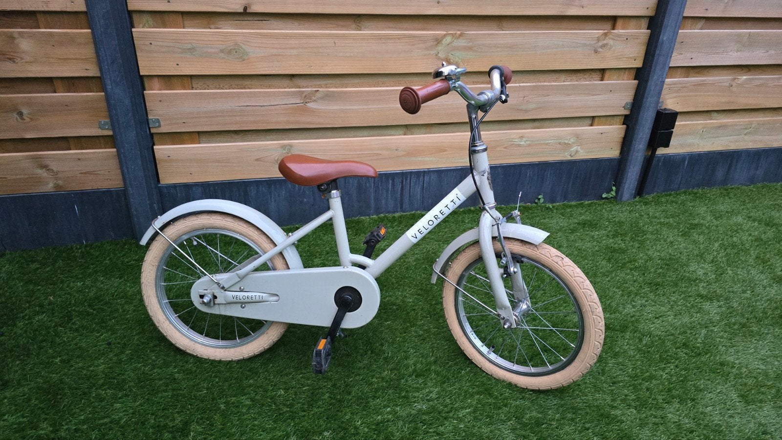 Veloretti Maxi Kinderfiets 16 inch - Pebble Grey, Ophalen, Terugtraprem, Veloretti, 16 tot 20 inch