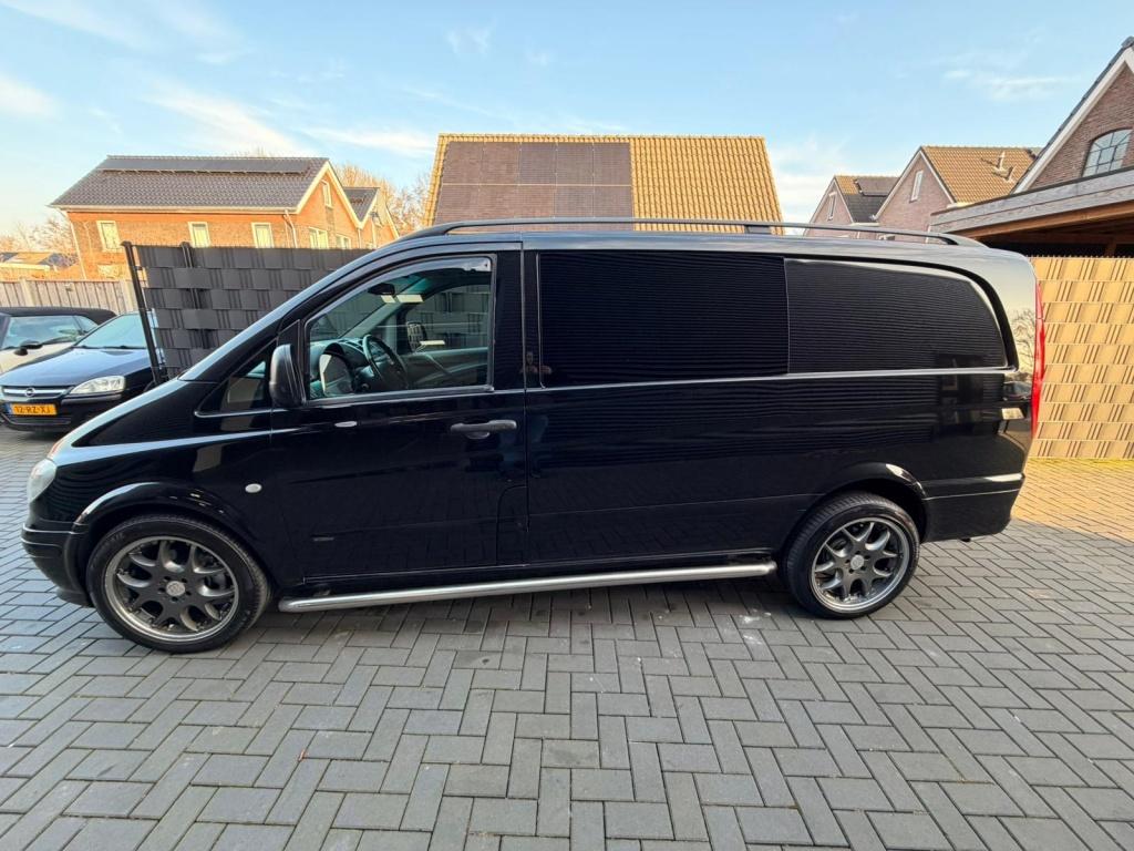 Mercedes-Benz Vito 120CDI V6 BRABUS| DC 6PERS| AUTOMAAT| 19", Auto's, Automaat, Gebruikt, Zwart, 1905 kg