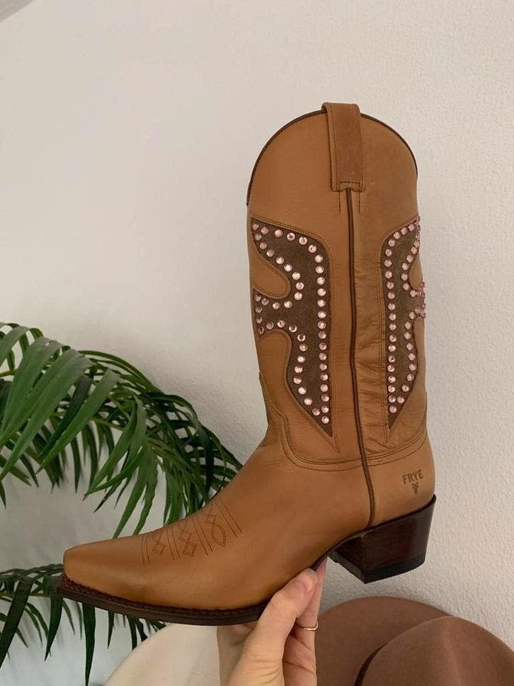 Frye cowboylaarzen studs 37 western boots bohemian laarzen, Hoge laarzen, -, Nieuw, Ophalen of Verzenden