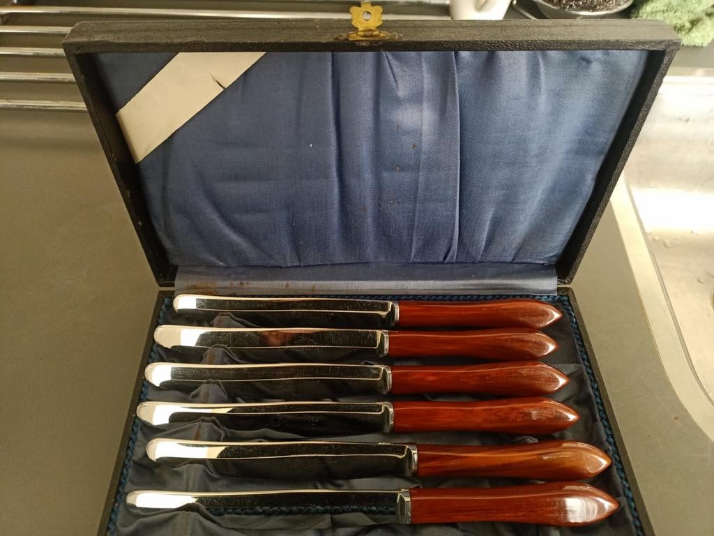 Antieke Messenset Stroink Hilversum in Originele Doos, Ophalen of Verzenden