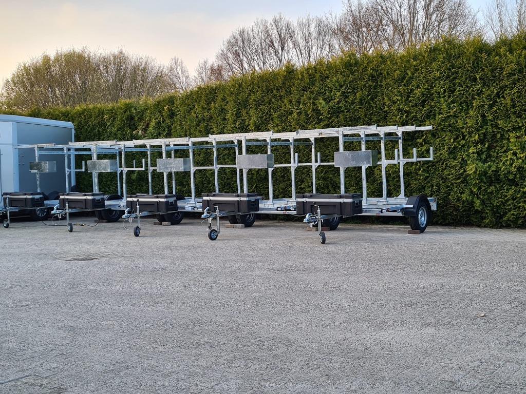 Te koop nieuwe steigeraanhanger aanhanger euroscaffold, Doe-het-zelf en Verbouw, Steigers, Ophalen, Nieuw, Overige typen