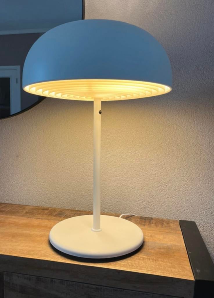 Vintage grote witte IKEA Nymane tafellamp uit de jaren 90, Huis en Inrichting, Lampen | Tafellampen, Ophalen of Verzenden