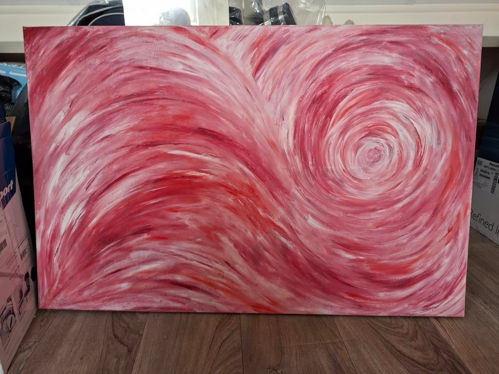 Rose Schilderij Acrylverf, Ophalen