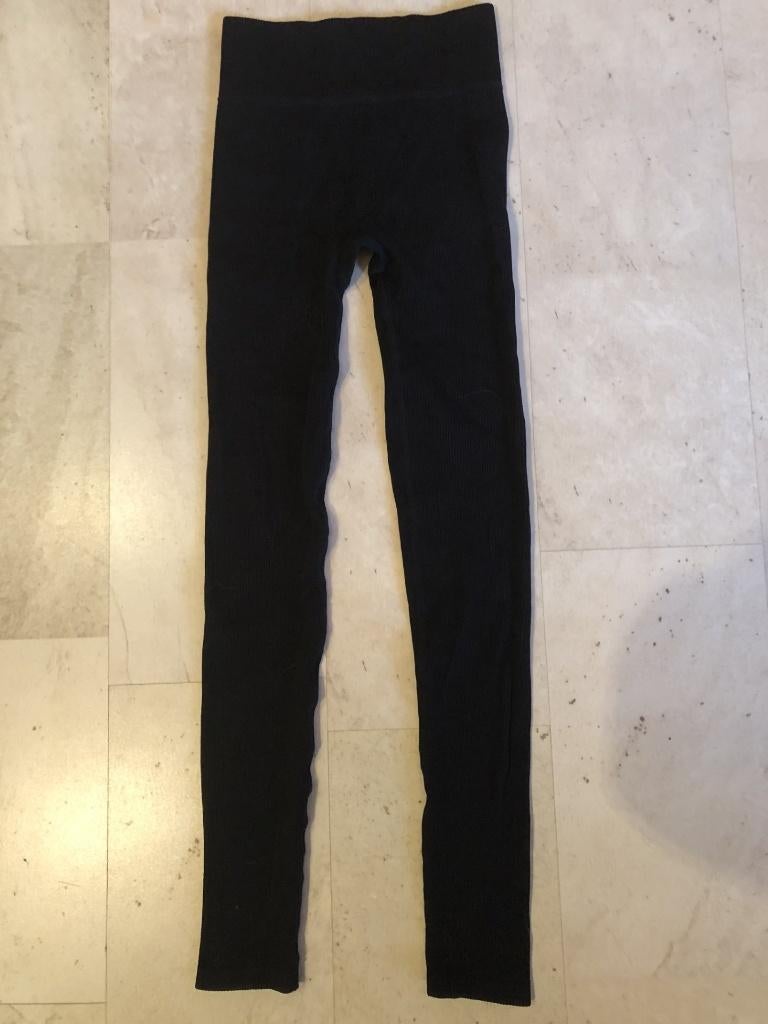 V) br22 zwarte costes legging maat xs/s, Legging, Maat 36/38 (S), Verzenden, Zwart