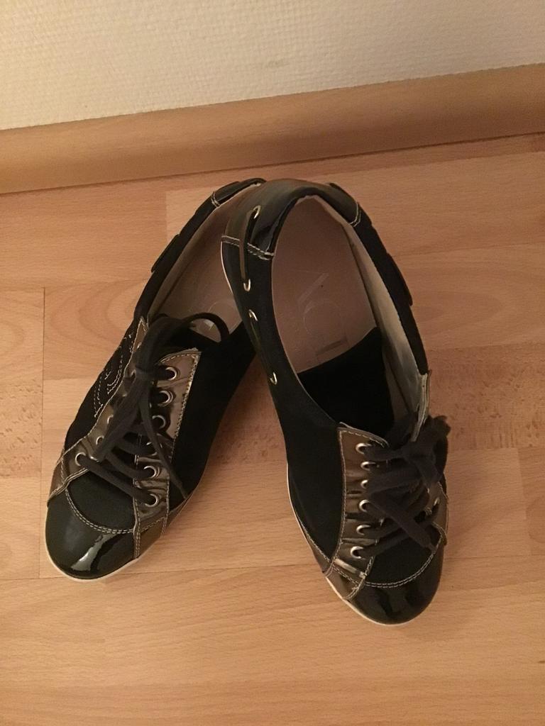 Merk:AGL Leren sneakers donkerblauw maat 37.5 ., Blauw, AGL, Ophalen of Verzenden, Sneakers of Gympen