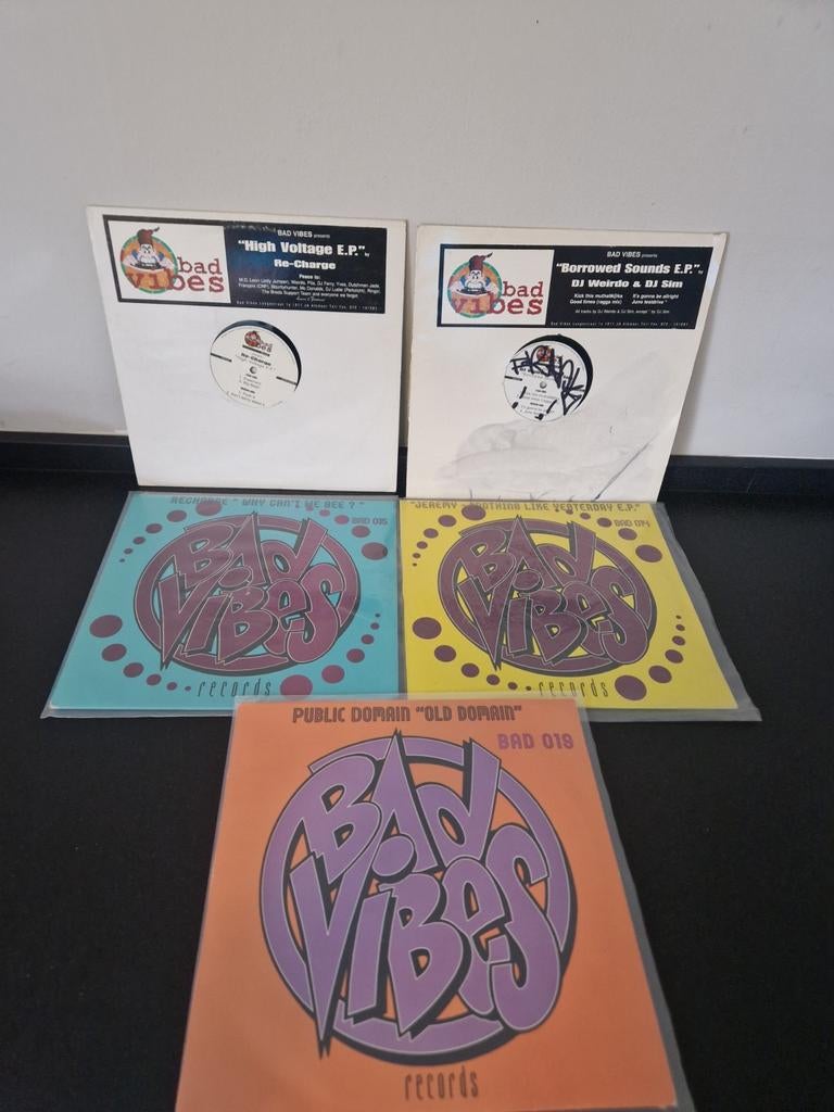Bad Vibes hardcore gabber vinyl. Early Thunderdome collect, Ophalen of Verzenden
