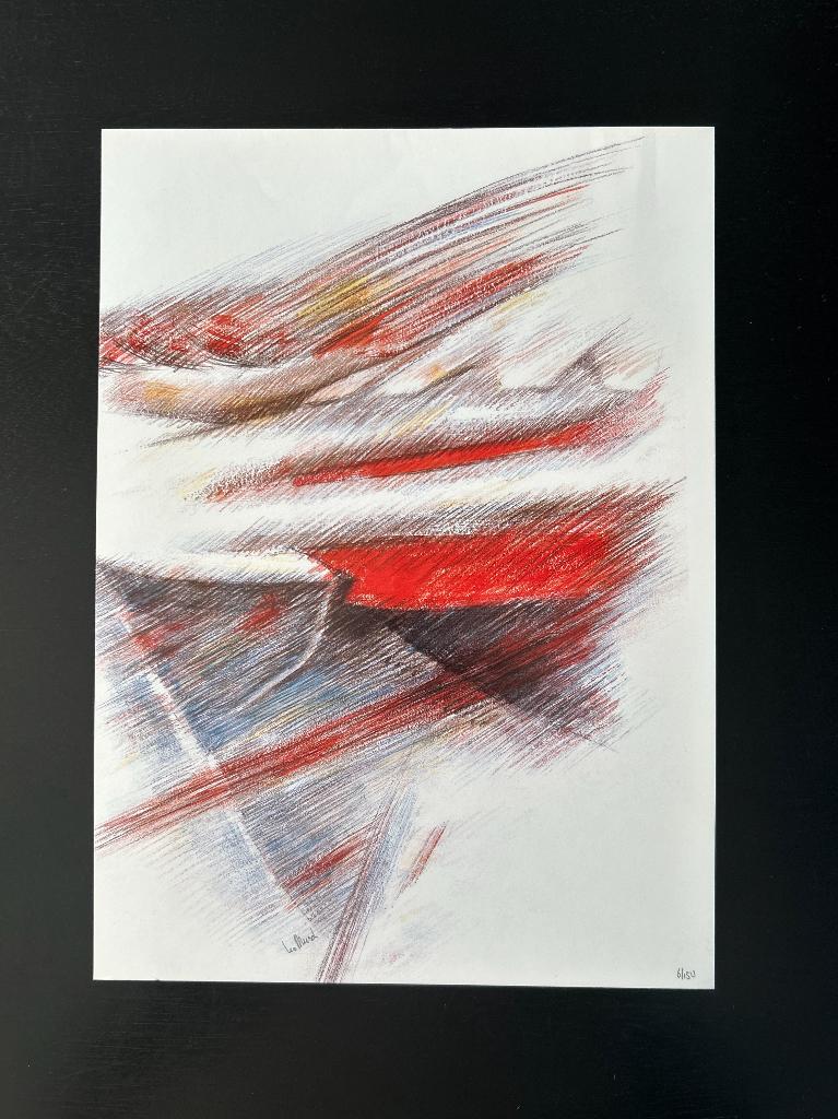 Zeefdruk Leo Musch, Antiek en Kunst, Ophalen of Verzenden