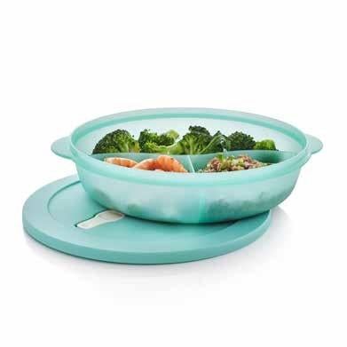 Tupperware CrystalWave Verdeelbord/Magnetronbord Blauw Nieuw, Huis en Inrichting, Keuken | Tupperware, Ophalen of Verzenden, Nieuw