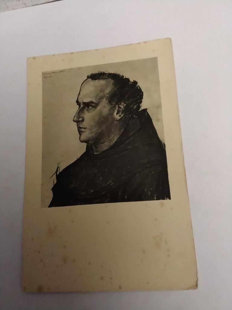 JAN TOOROP. PATER BORROMEUS  DE GREEVE O.F.M,, Ophalen of Verzenden