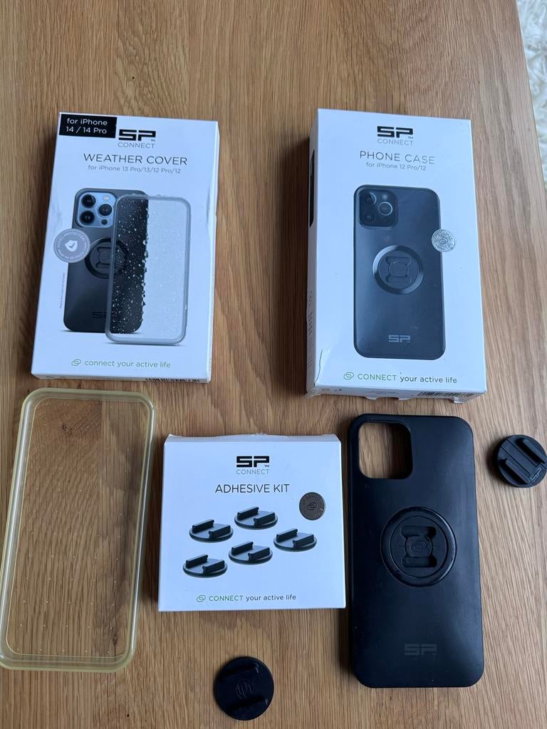 SP Connect Phone Case iPhone 12/12 Pro met div. accessoires, Ophalen, Gebruikt, IPhone 12, Hoesje of Tasje