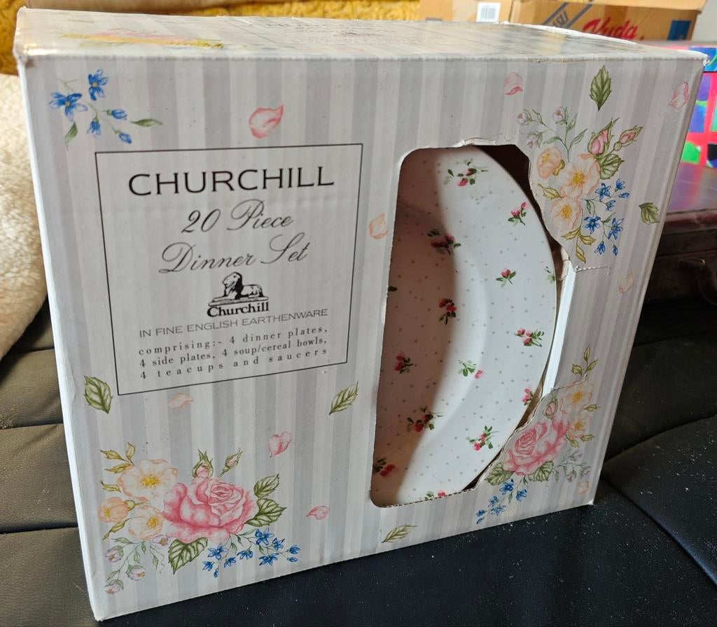 Churchill Servies - 20 Delig - Nieuw in Doos, Nieuw, Ophalen of Verzenden, Overige stijlen, Porselein