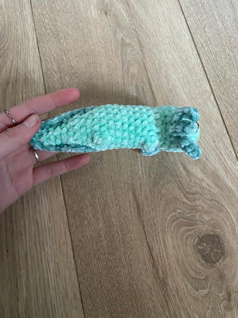 Gehaakte Axolotl van Zacht Velvet Garen, Ophalen of Verzenden, Nieuw, Haken, Overige typen