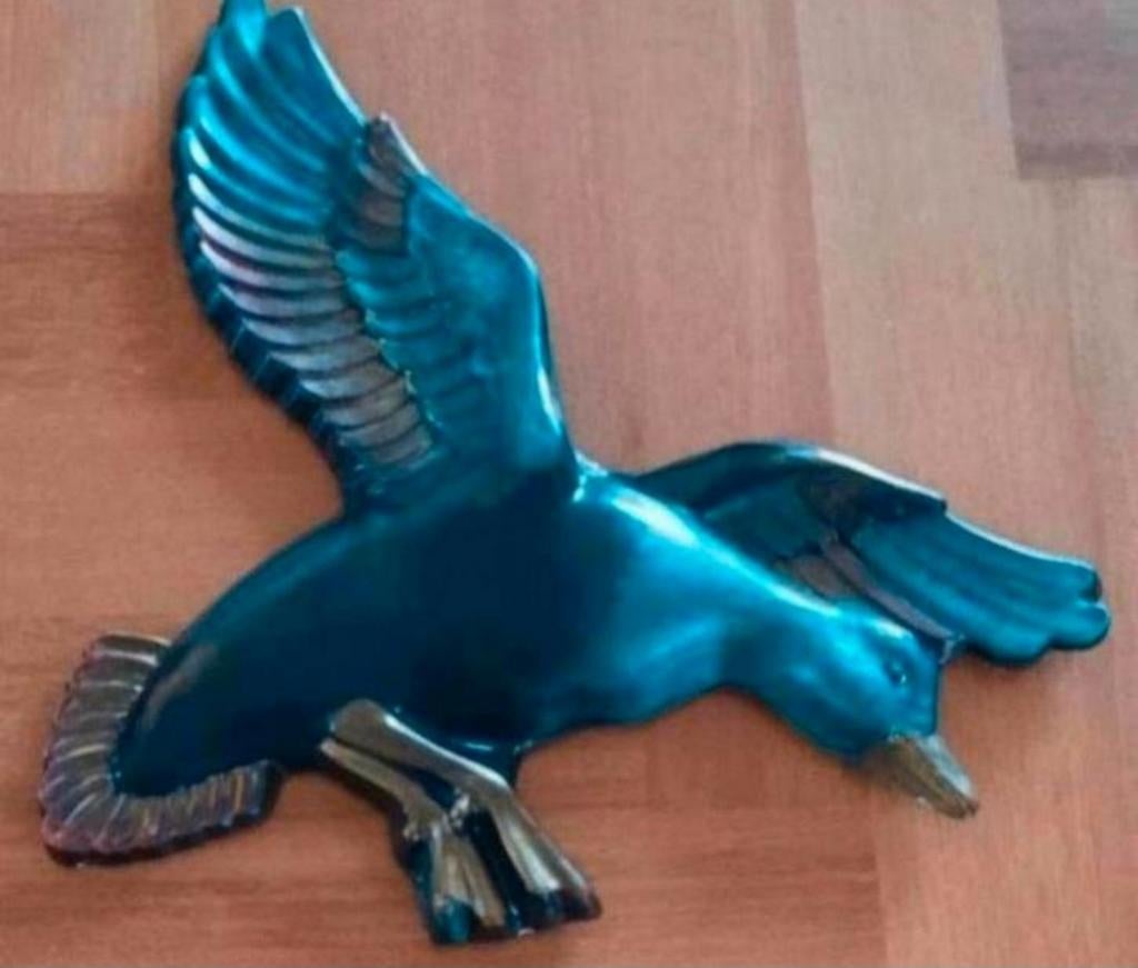Mooie beeltenis VOGEL wanddecoratie, Ophalen of Verzenden, Zo goed als nieuw