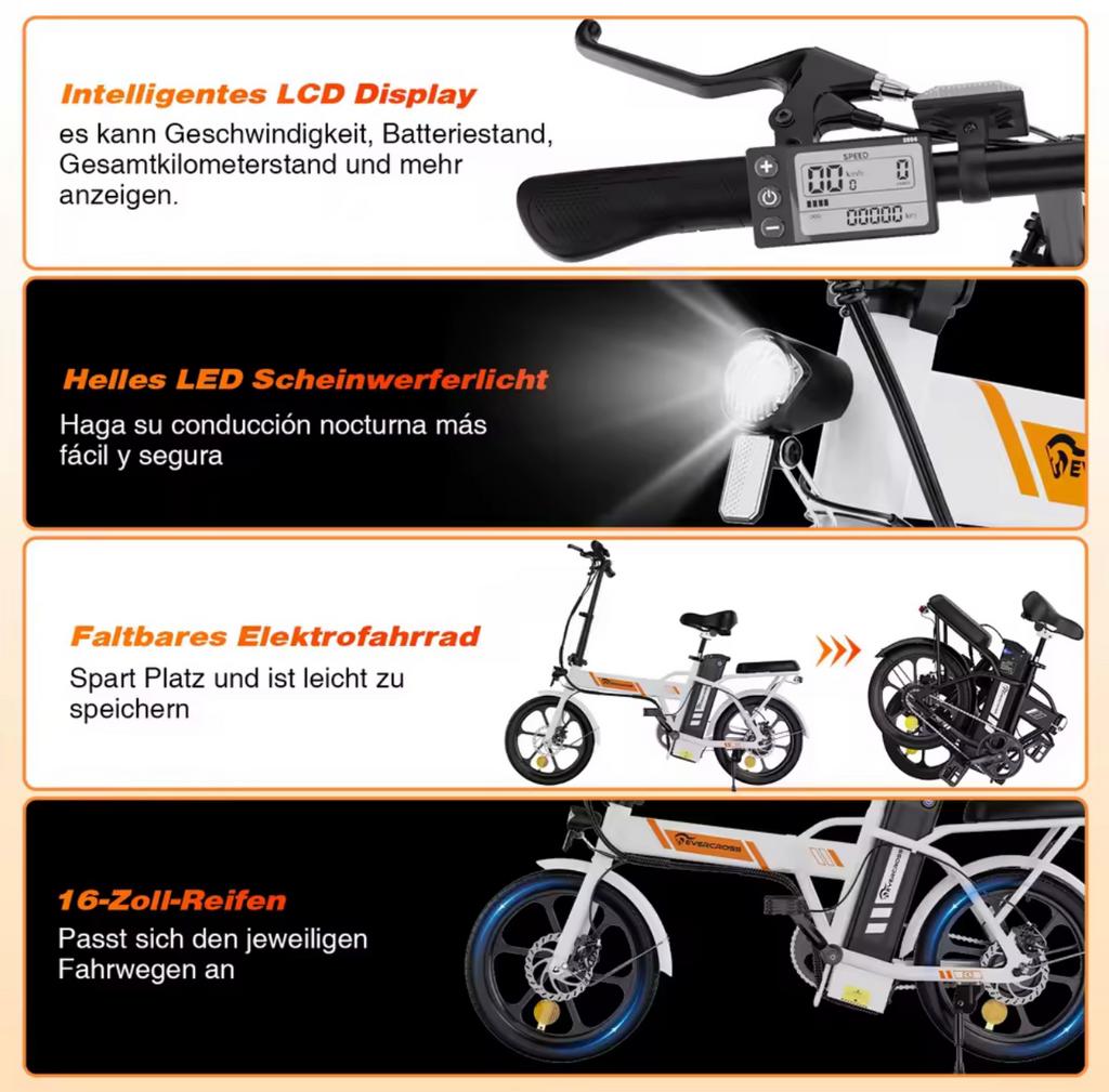 Foto 7 van EC5 e-Bike Opvouwbare elektrische vouwfiets NIEUW