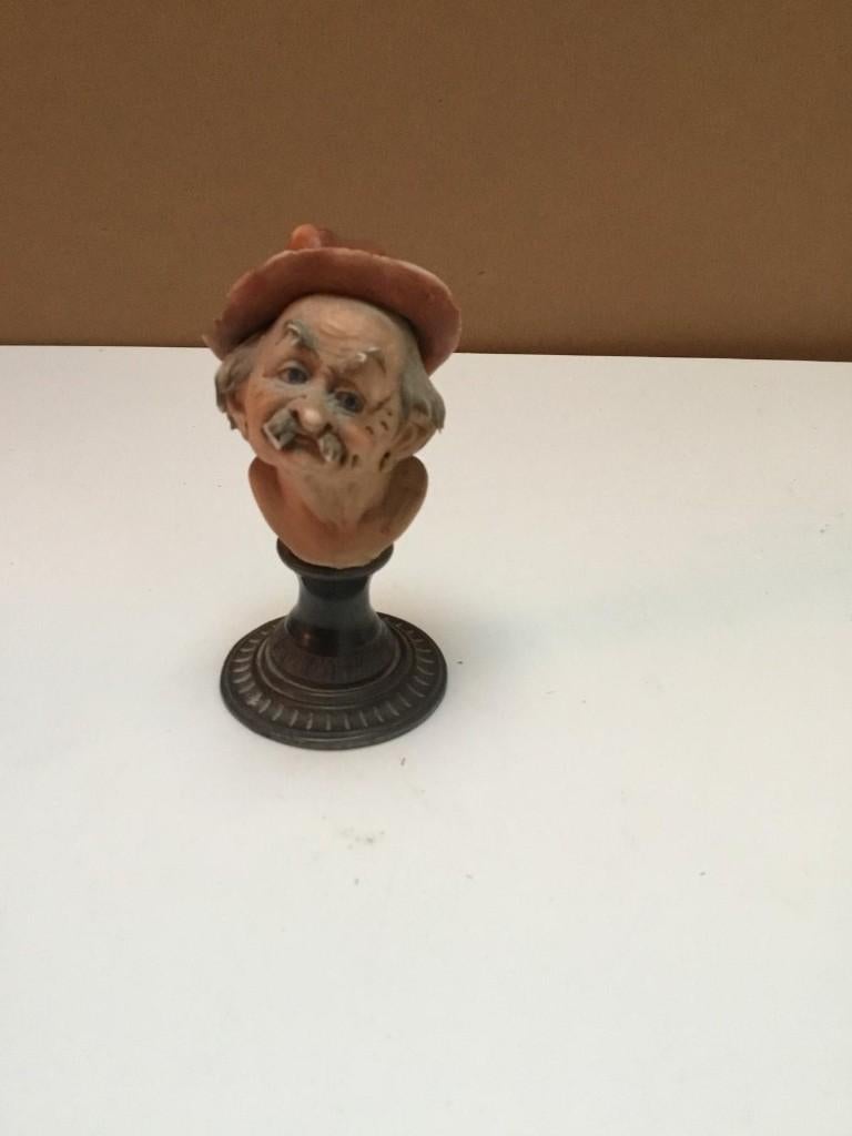 In prijs verlaagd! antiek karakterkopje / miniatuur buste, Ophalen of Verzenden