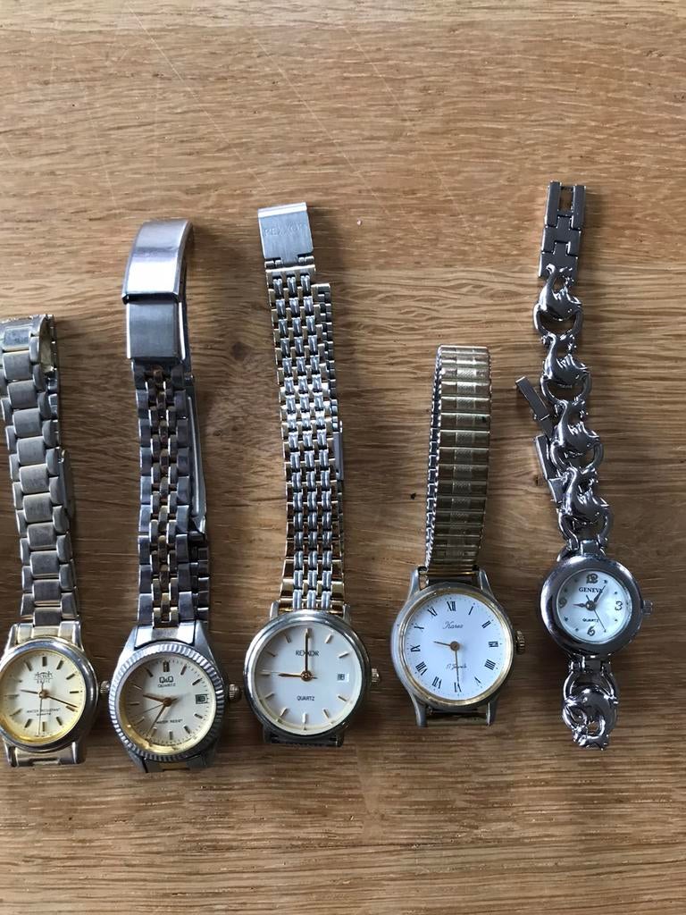 Lot van 30 horloges, diverse merken, Sieraden, Tassen en Uiterlijk, Horloges | Dames, Ophalen of Verzenden, Gebruikt