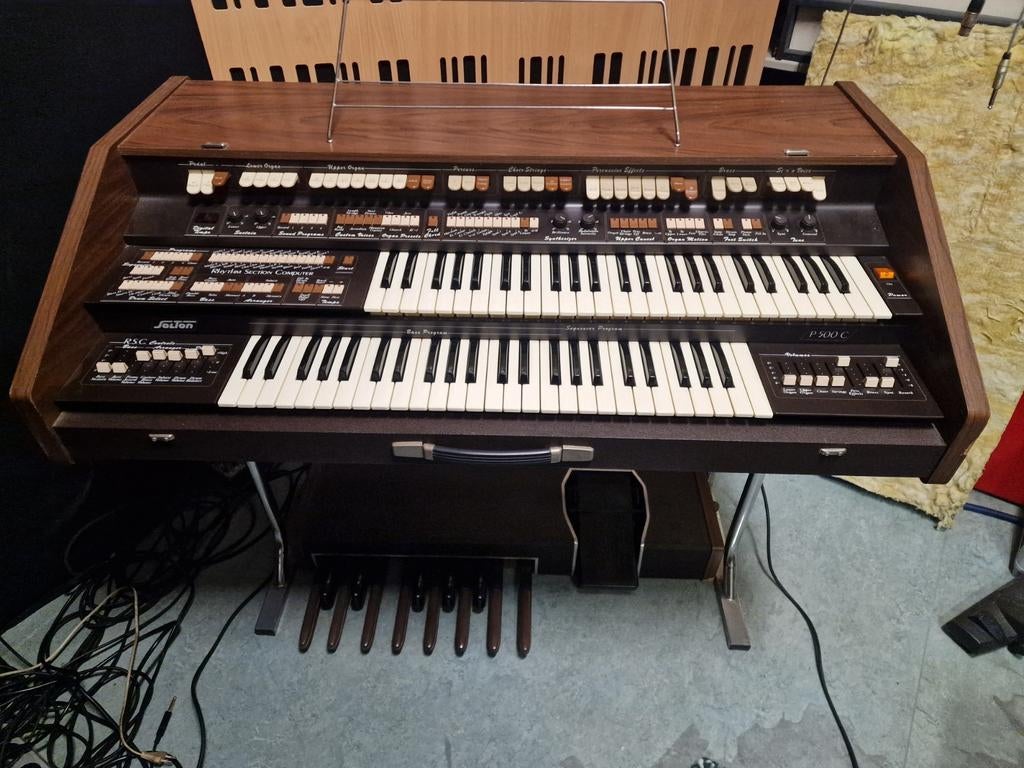 Solton P500C combo orgel, Ophalen, Gebruikt, 2 klavieren, Orgel