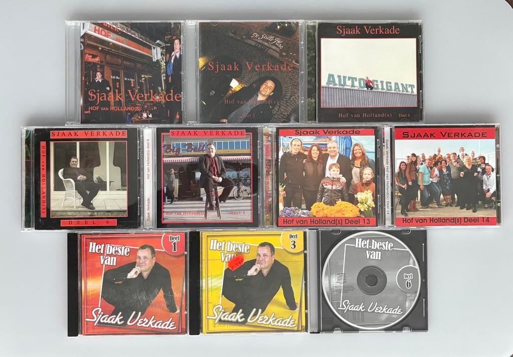 Sjaak Verkade cd’s, Hof Van Holland(s), Ophalen of Verzenden, Gebruikt, Levenslied of Smartlap
