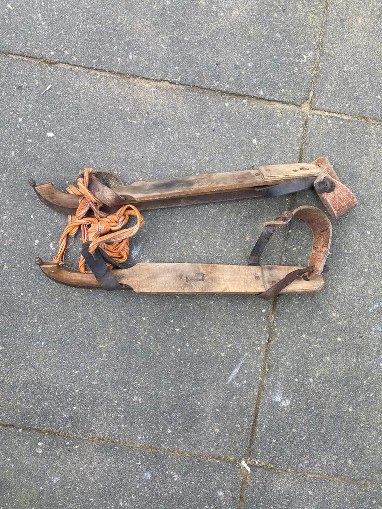 Oude Friese Doorlopers Schaatsen, Ophalen, Gebruikt, Friese doorlopers, Overige merken