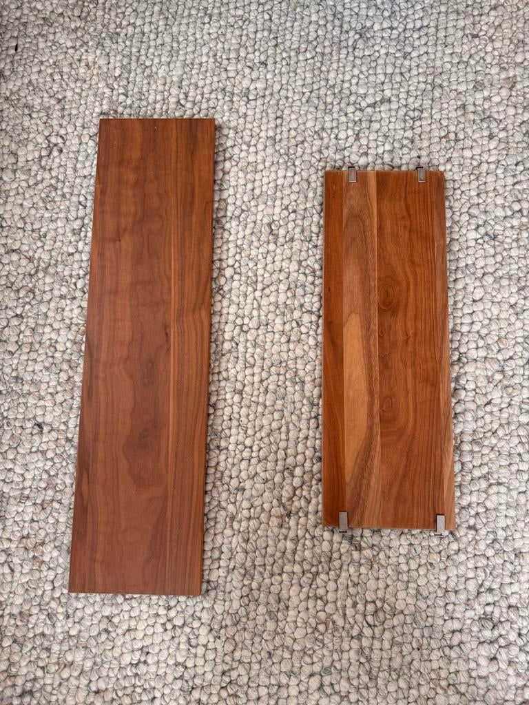 Twee STRING houten plankjes - 58x20 en 78x20, Huis en Inrichting, Woonaccessoires | Wandplanken en Boekenplanken, Ophalen, Gebruikt