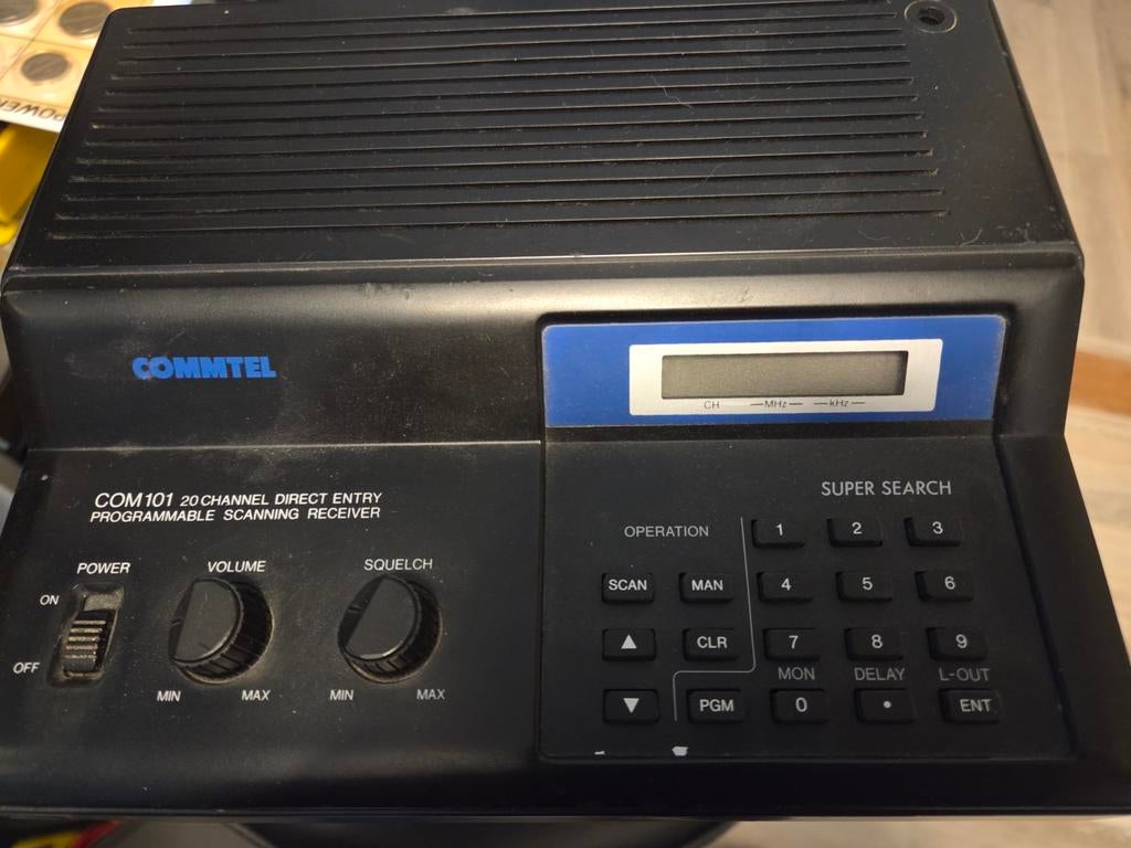 commtel COM101 scanner, Ophalen of Verzenden, Gebruikt, Minder dan 30 kanalen