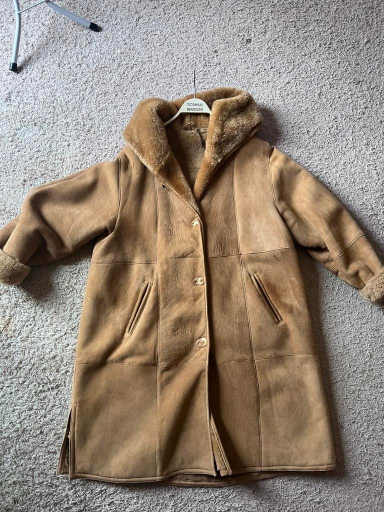 Lammy coat dames, Kleding | Dames, Jassen | Winter, Bruin, Maat 42/44 (L), Ophalen of Verzenden, Onbekend