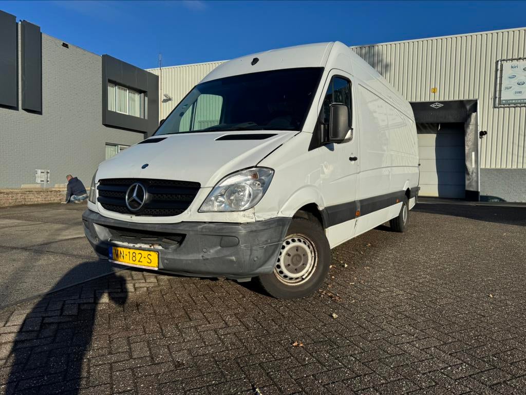 Mercedes-Benz Sprinter 513 CDI L3/H2 2013, Auto's, Bestelauto's, Euro 5, Zwart, 4 cilinders, Mercedes-Benz