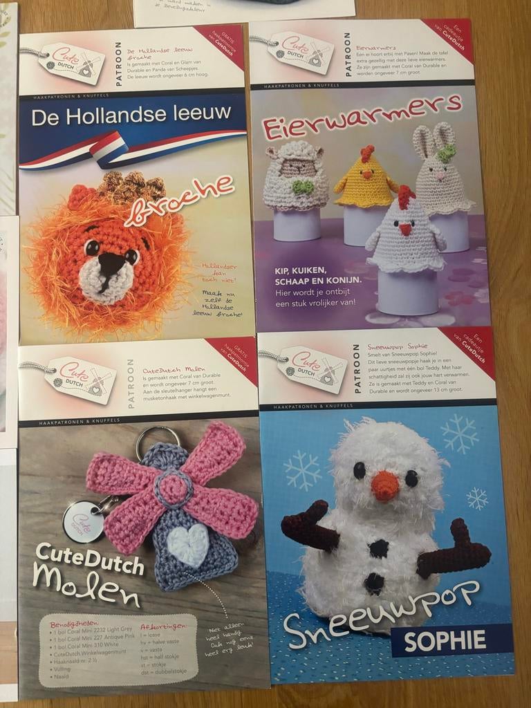 CuteDutch patroonboekjes - Nieuw!, Hobby en Vrije tijd, Ophalen of Verzenden, Nieuw, Haken, Patroon of Boek
